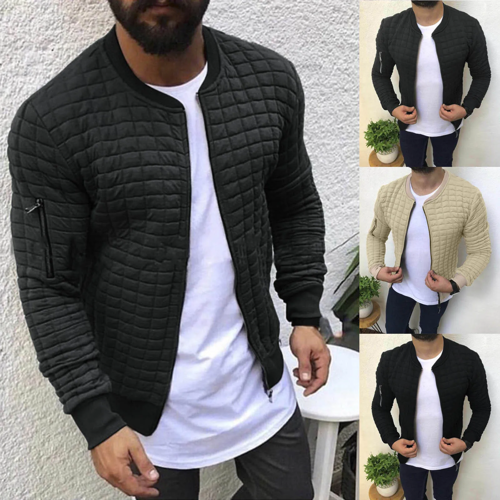 

Men's jacket winter warm outerwear jacket men's warm long-sleeved soft shell windproof soft casual top jacket 40*