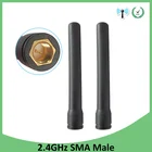 Антенна Grandwisdom 2 шт. 2,4g, антенна 3dbi sma male wlan Wi-Fi 2,4 ГГц, pbx iot модуль, маршрутизатор, сигнальный приемник, антенна с высоким коэффициентом усиления