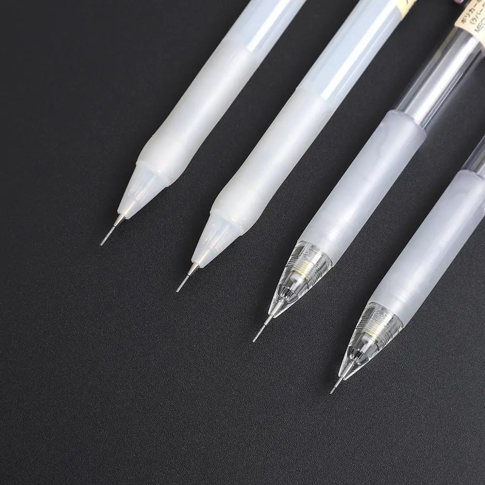 1 шт. MUJI прозрачный механический карандаш, Простой пластиковый прокладочный карандаш для детей, подарки, кавайные школьные принадлежности