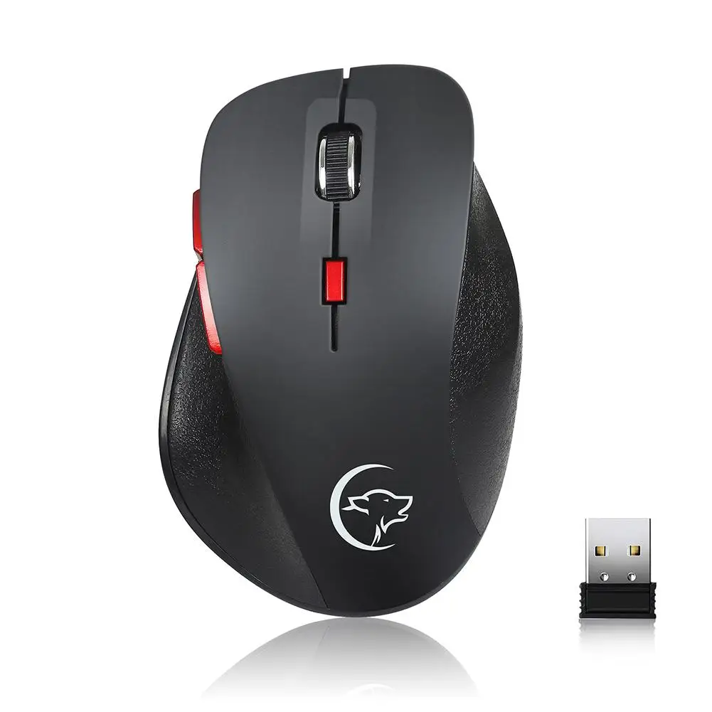 

Беспроводная мышь HobbyLane G835, 2,4 ГГц, 2400DPI, беспроводная мышь с USB-адаптером для ПК, ноутбука