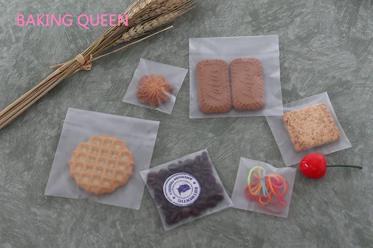 100 шт./компл. Подарочная пластиковая упаковка бисквиты для упаковки хлеба
