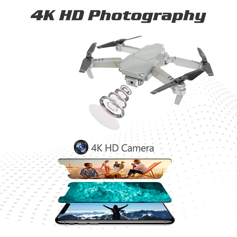 4K Дрон с двойной HD камерой оптический поток позиционирование двойная