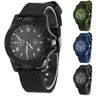 Модные водонепроницаемые мужские кварцевые часы армейские солдатские военные холщовые ремешки аналоговые наручные часы спортивные наручные часы