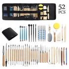 Набор инструментов для работы с керамической глиной, 52 шт.