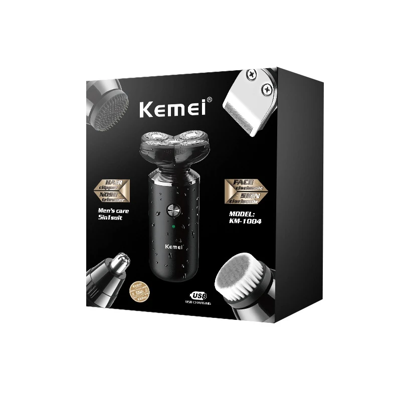 Многофункциональная бритва Kemei Km-1004 5 в 1 100-240 В бритвенный станок для ухода за