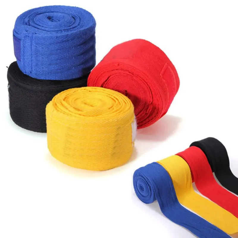 1 пара 2 5 м бинты для рук бокса повязки штамповка ручной Обёрточная бумага