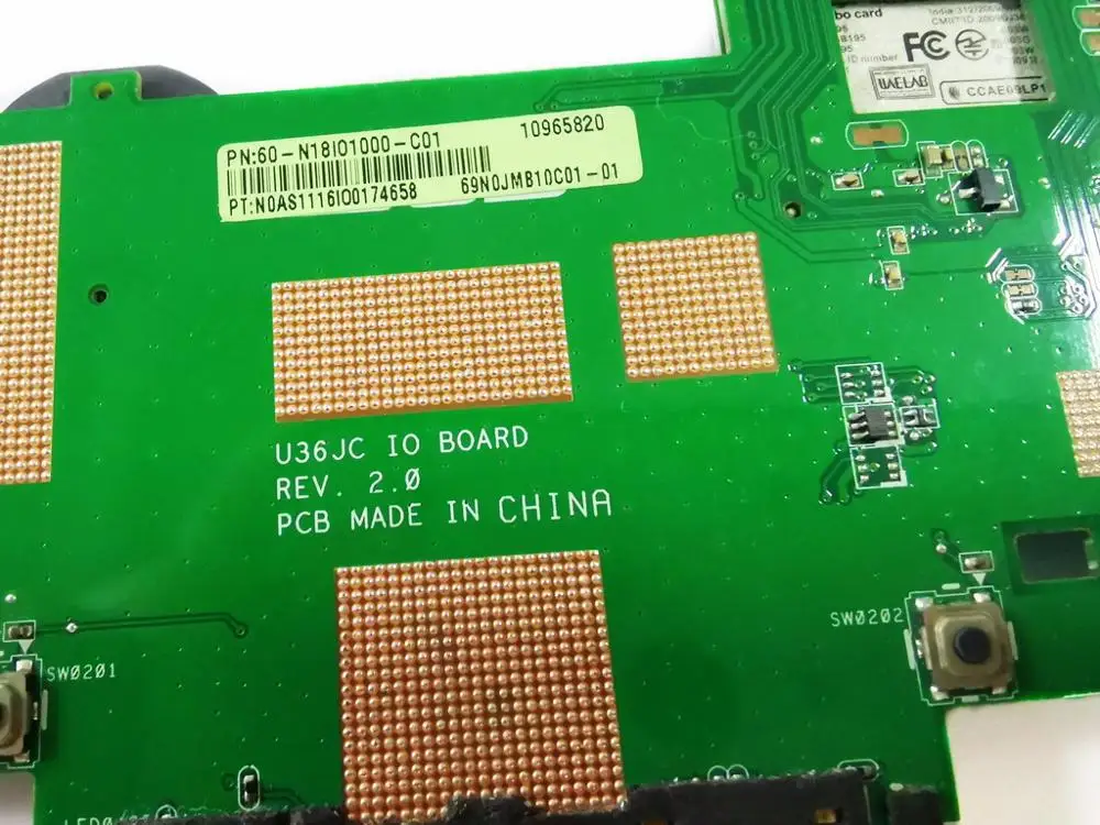 Оригинальная интерфейсная карта для жесткого диска ASUS U36JC маленькая плата