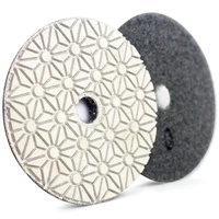 grit 0 dc fw3pp02 d100mm flexible wet polishing diamond wet 3 step polishing pads for granite