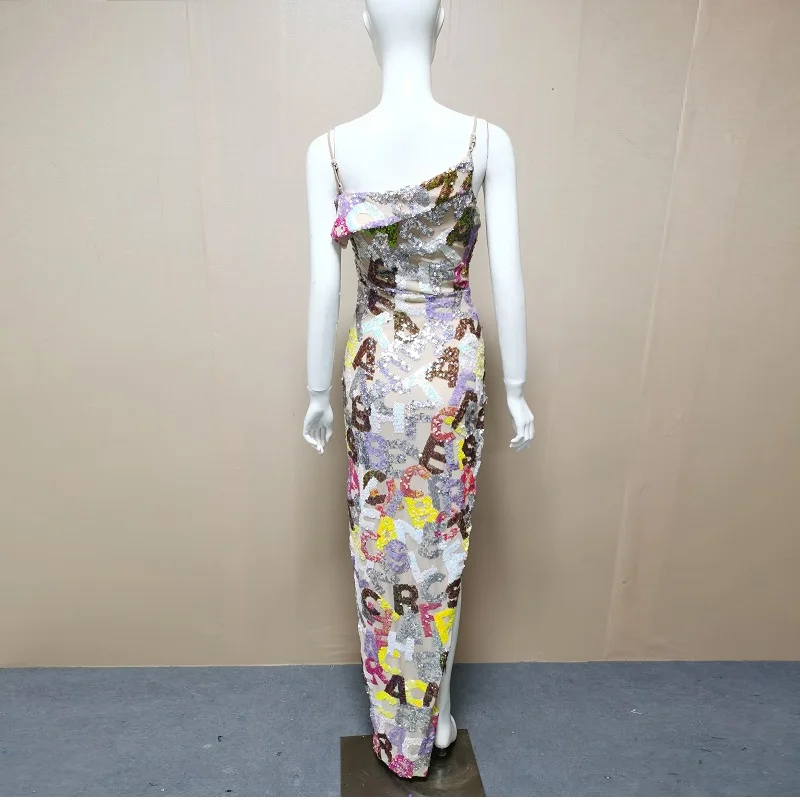 Новое модное элегантное классическое шикарное женское длинное платье с