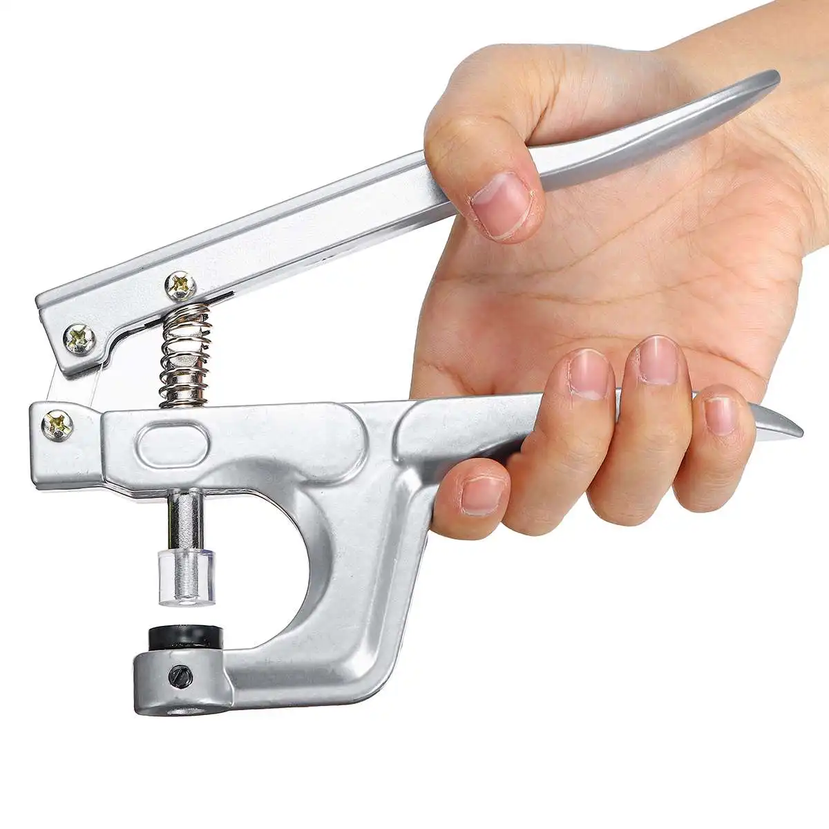 

150Set 15 colors DIY Clothes T5 Plastic Fasteners Snap Resin Press Stud Cloth Tool Hand Pressure Plier Kit with Box