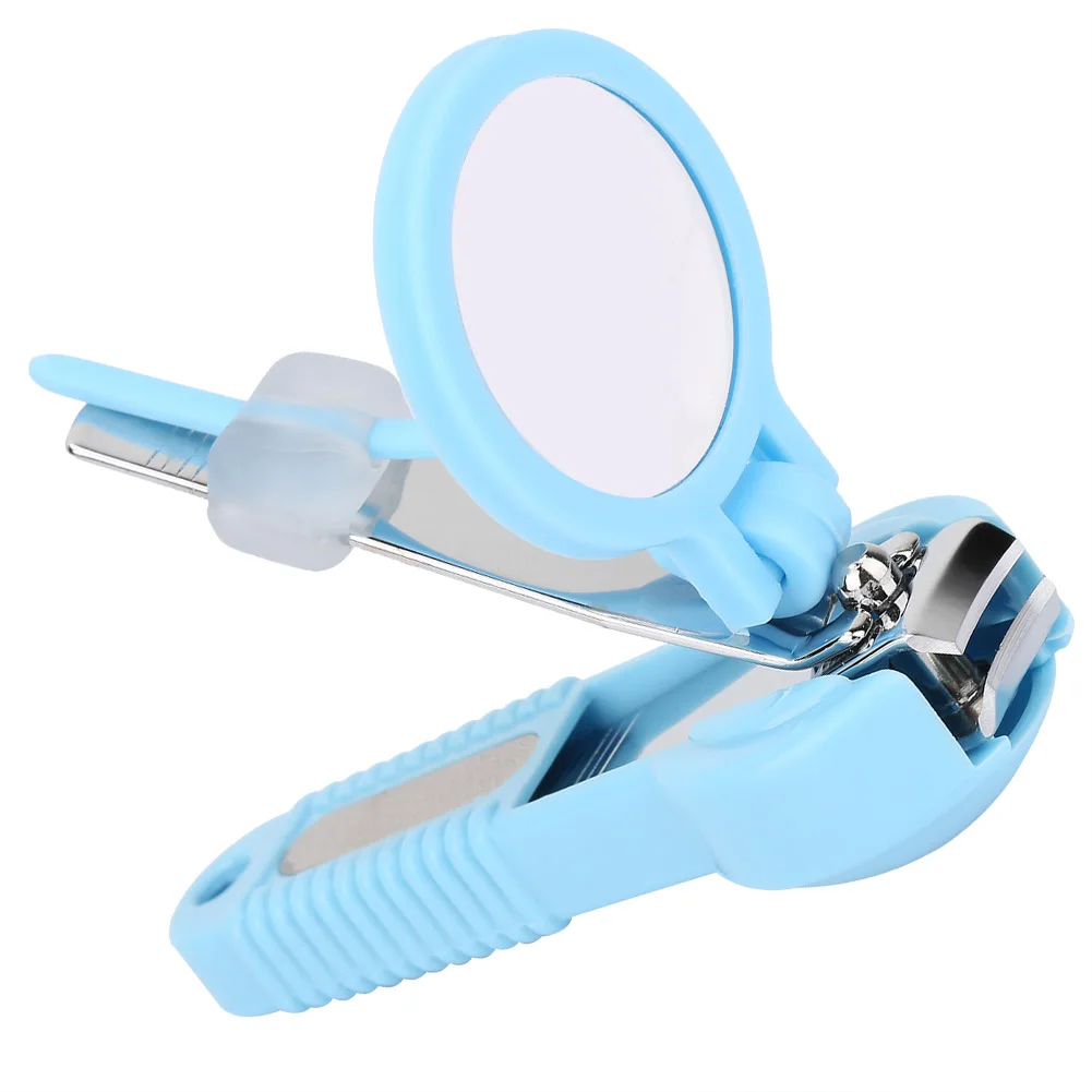 New Magnifying glass Safety Nail Clippers Scissors Cutter For Newborn Baby Convenient Daily Shell Shear Manicure Tool | Мать и ребенок