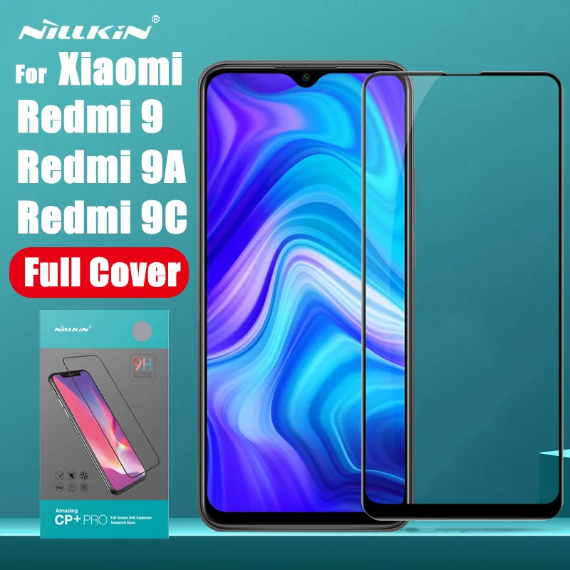 

Nillkin Anti-Explosion CP+ Pro Full Cover Screen Protector Tempered Glass for Xiaomi Redmi 9 Redmi9 Redmi 9A Redmi 9C