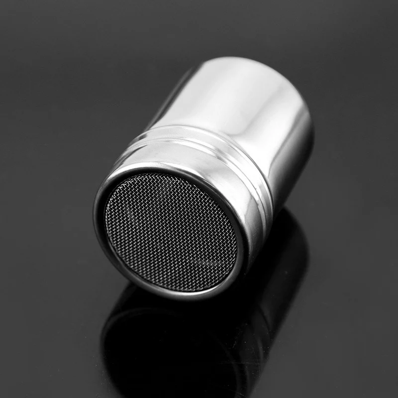 Chocolate Shaker Lid Stainless Steel Icing Sugar Flour Cocoa Powder Coffee Sifter Cooking Tool JS23 | Дом и сад