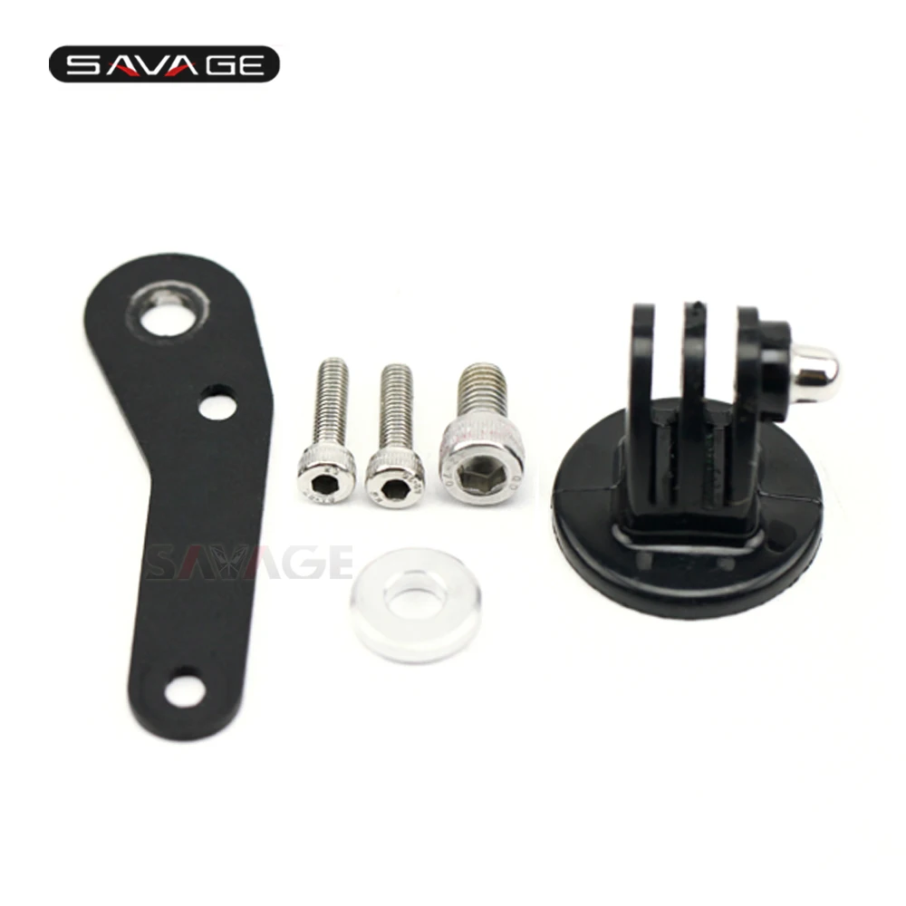 GPS Nav Поворотный адаптер кронштейн VCR камера база для KAWASAKI Z 125/250/300 Z300 KLE VERSYS 250/300