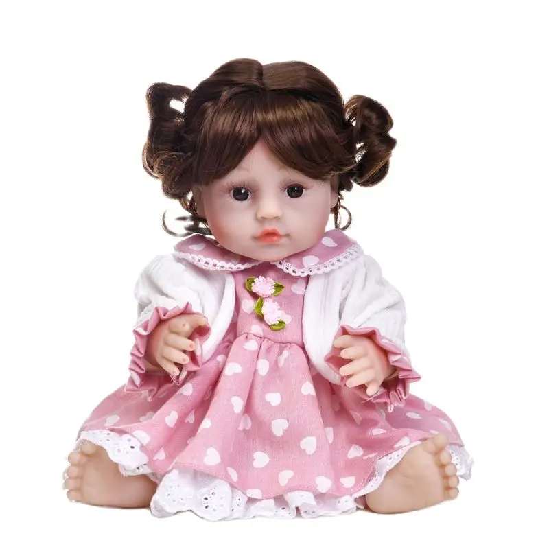 

Cute 60cm Vinyl Baby Doll Fashion Doll Soft Cloth Body Playmate Kids Toys Simulation Girl Christmas Birthday Gifts