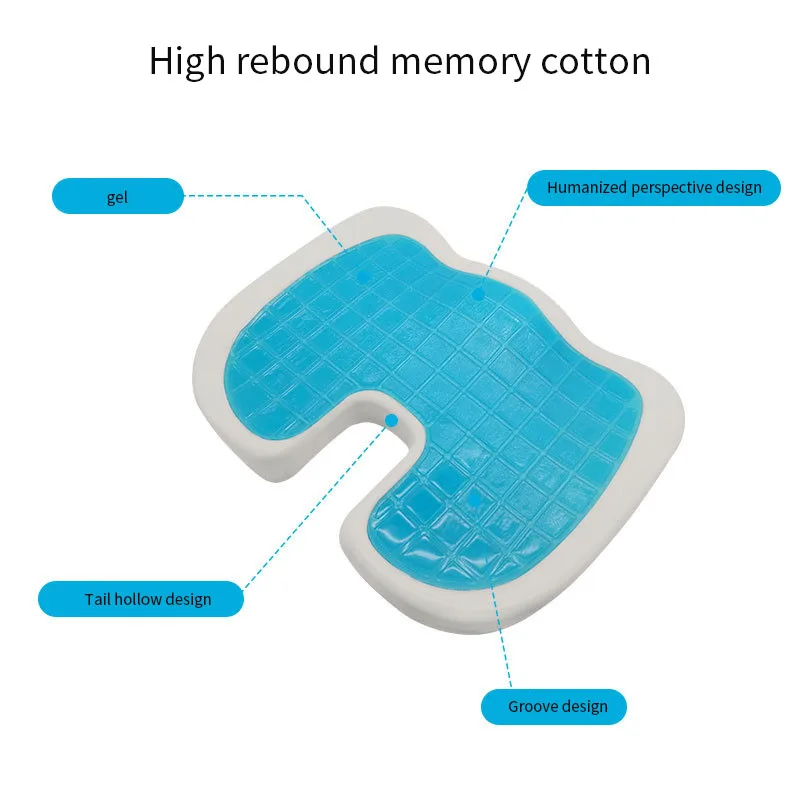 Новая гелевая Подушка для офиса уплотненная u-образная подушка обивки