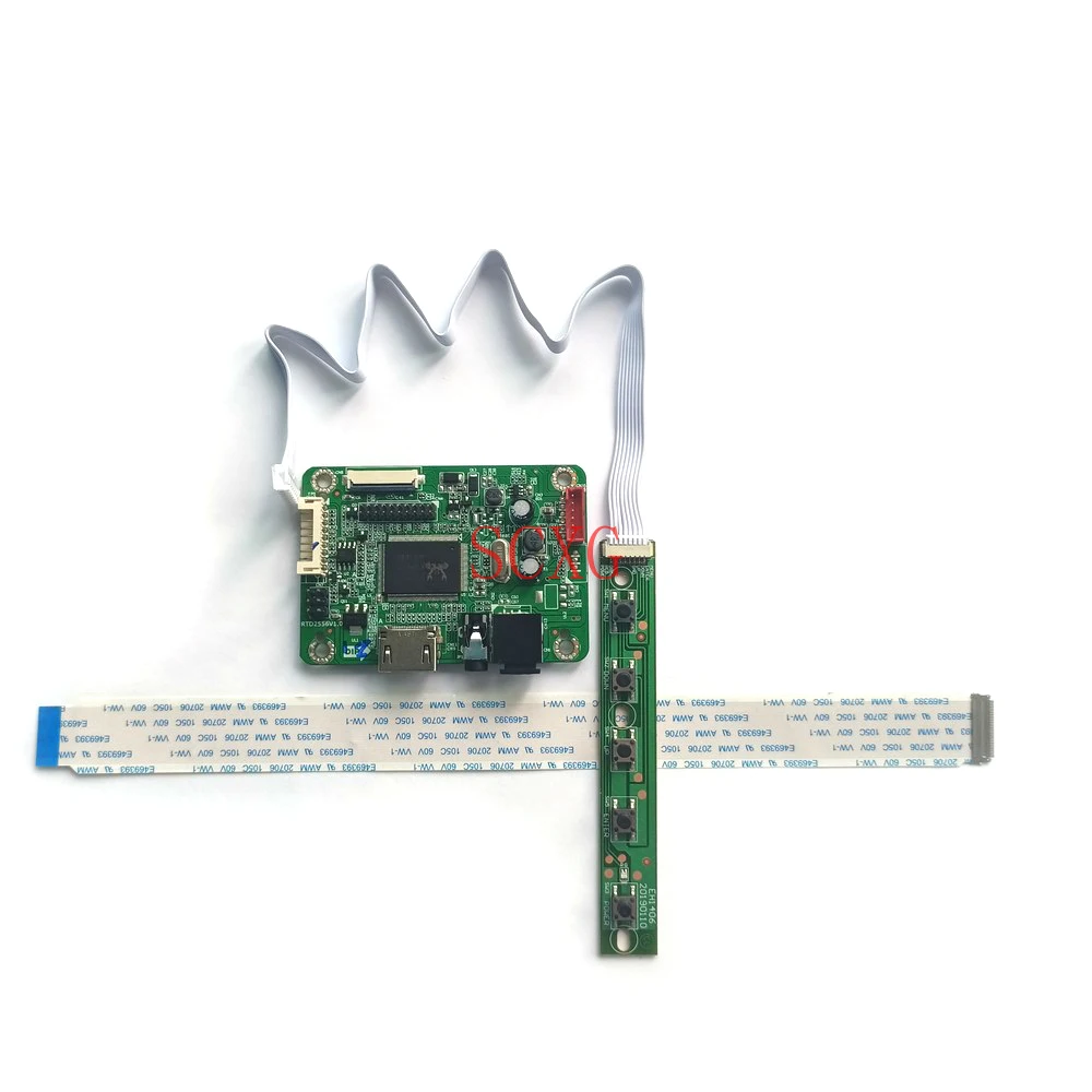

KIT LCD Panel 30 Pin eDP LED Display controller drive board For B156XTN04.0/1 B156XTN07.0/1 B156XTN08.1 HDMI-compatible 1366*768