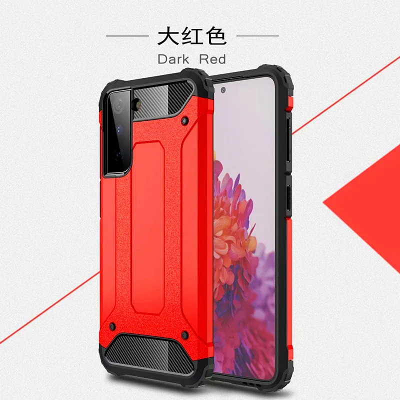 

For Samsung Galaxy S30 S20 Fe Ultra Case Tpu Hard Pc 2in1 Sicone Amazing Colors Shell For Samsung A71 A51 A91 New Protection