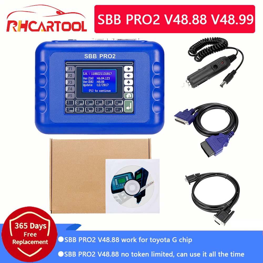 

Диагностический инструмент SBB Pro2 V48.88 V48.99 V46.02 v33.02 OBD2, программатор ключей для CHEVROLET-DAEWOO для JAGUAR для KIA для DODGE