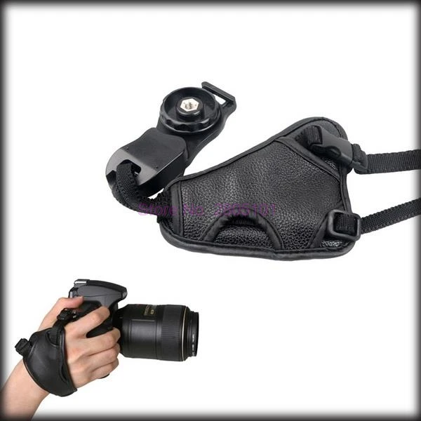 

by dhl or ems 500 pieces Camera Hand Strap Grip For NIKON D7000 D5100 D5000 D3200 Canon Sony Brand High Quality
