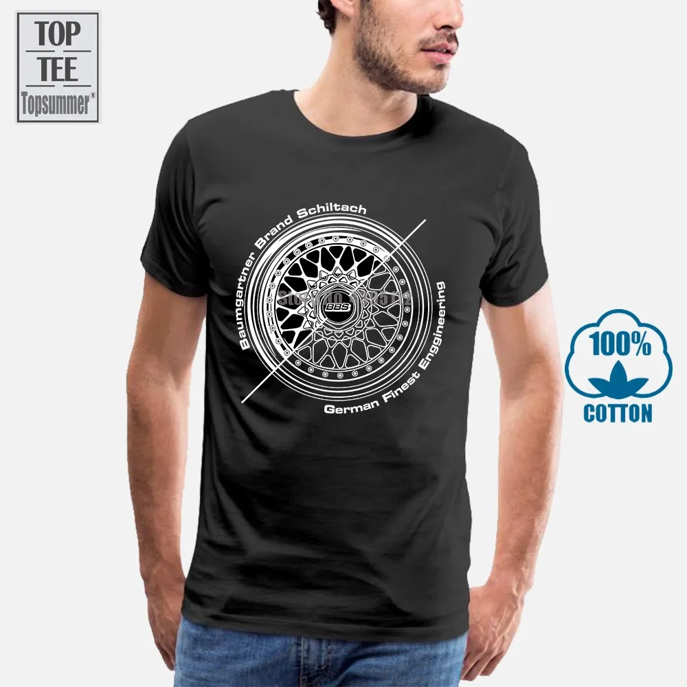Мужская футболка Bbs Wheels модная Автомобильная классические топы забавная новинка