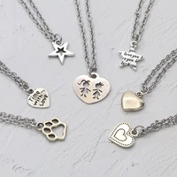 2021 trend new 304 stainless steel chain fashion womens necklace pendant jewelry love gift choker heart star wholesale