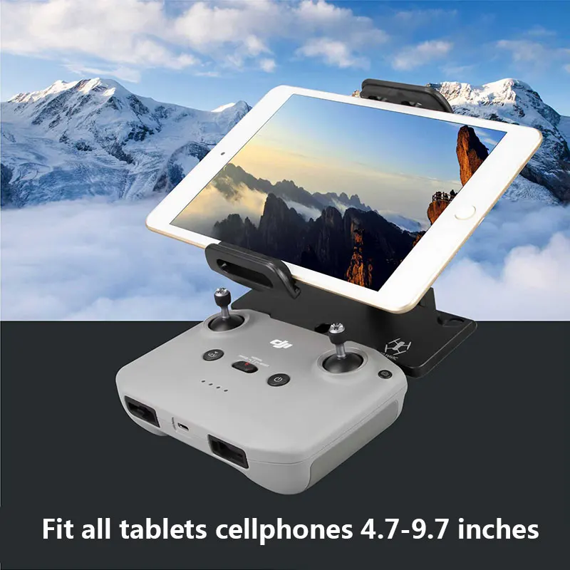 Tablet Bracket For DJI Mavic 3/AIR 2/Air 2S Drone Controller Clip Mount Universal Tablet Phone Holder for DJI Mini 2 Accessory