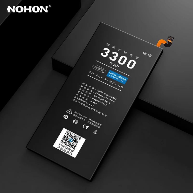 Фото NOHON батарея для Samsung Galaxy Note 8 4 3 Note3 NFC N9000 N9005 N9006 Note4 N9100 N910X N910F Note8 N9500 N9508 N950F сменный литий-полимерный аккумулятор №4