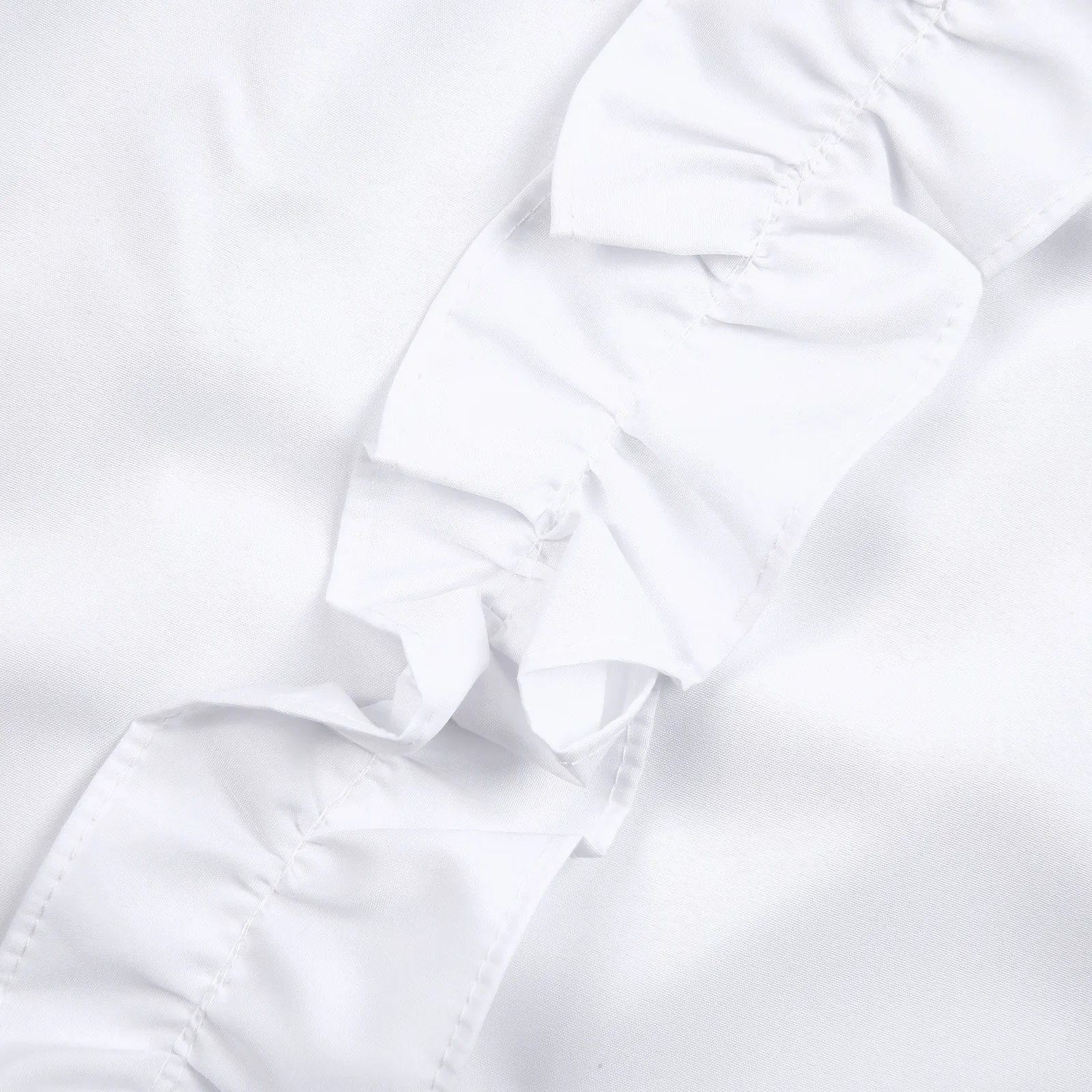 

New 2021 Summer Women Ruffle Blouse Shirt Elegant Off Shoulder Loose Female V-Neck Sleeveless Tee Tops Ladies Women Pullover Top