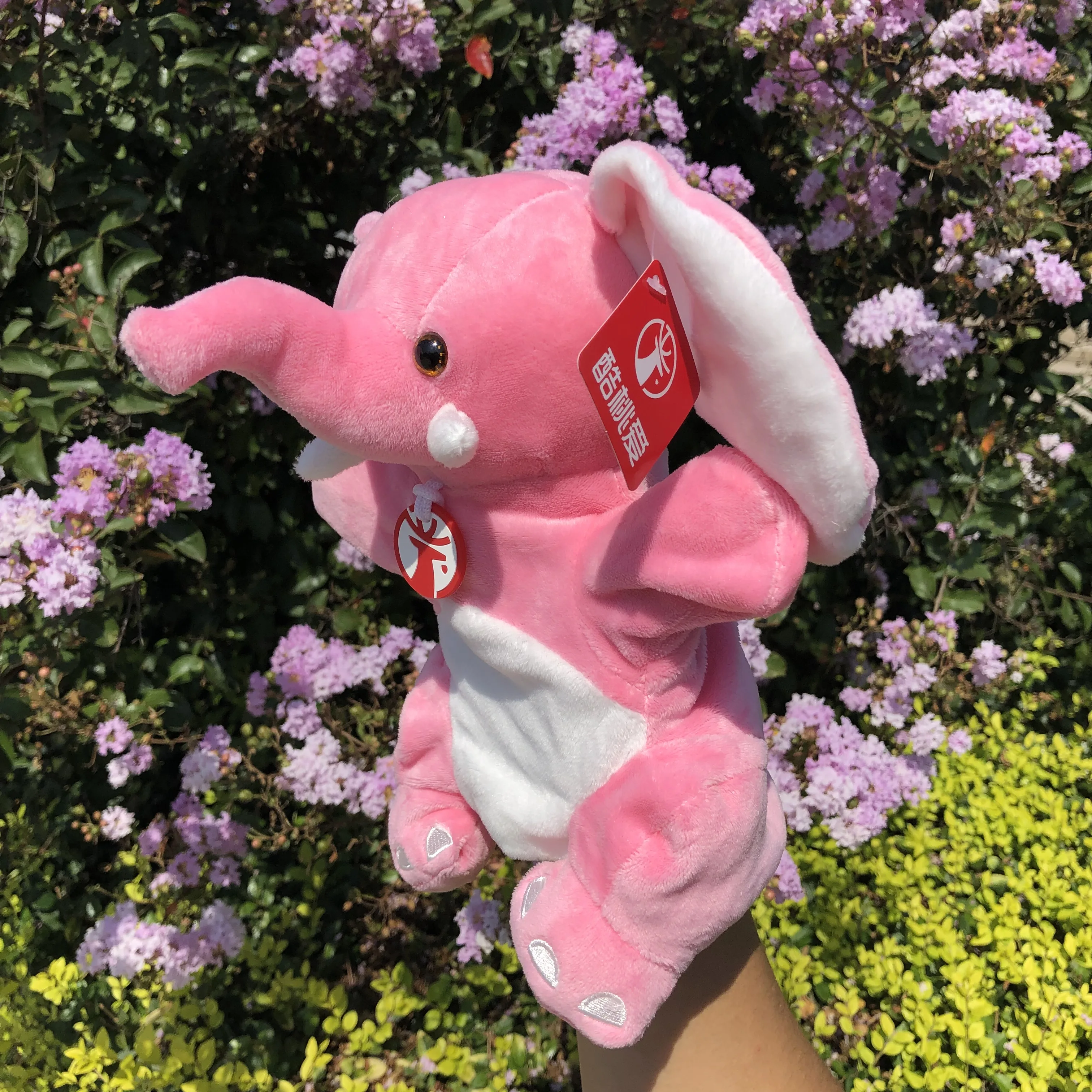 30 см цвета Kawaii крошечное животное ручная марионетка куклы плюшевые игрушки слон