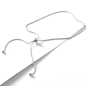 

Korean Personality Round Beads Snake Bone Chain Bracelet Women Fashion Simple Temperament Niche Zipper Bracelet Jewelry KSL-2052