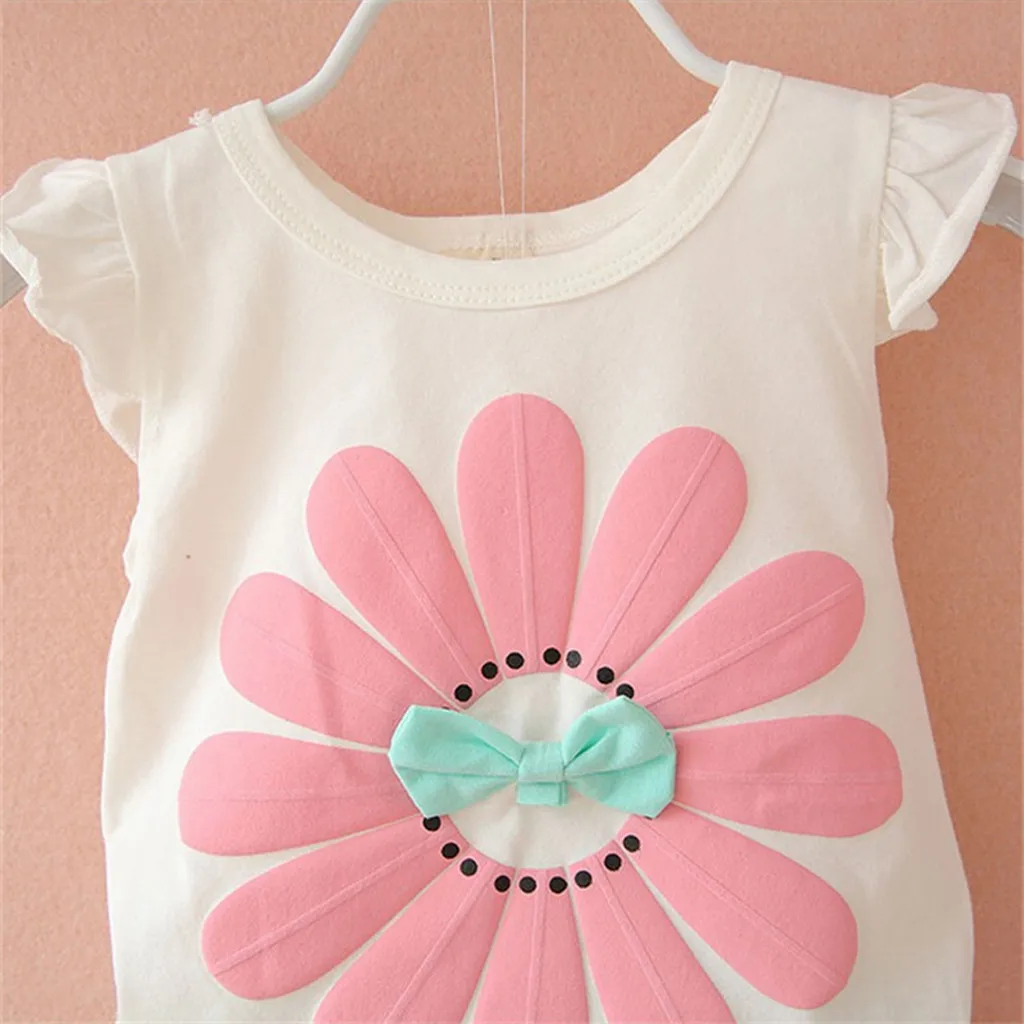 

2021 New Baby, Baby and Girl Children's Clothing Summer Fashion Cute Sweet Sleeveless Flower Printed Candy