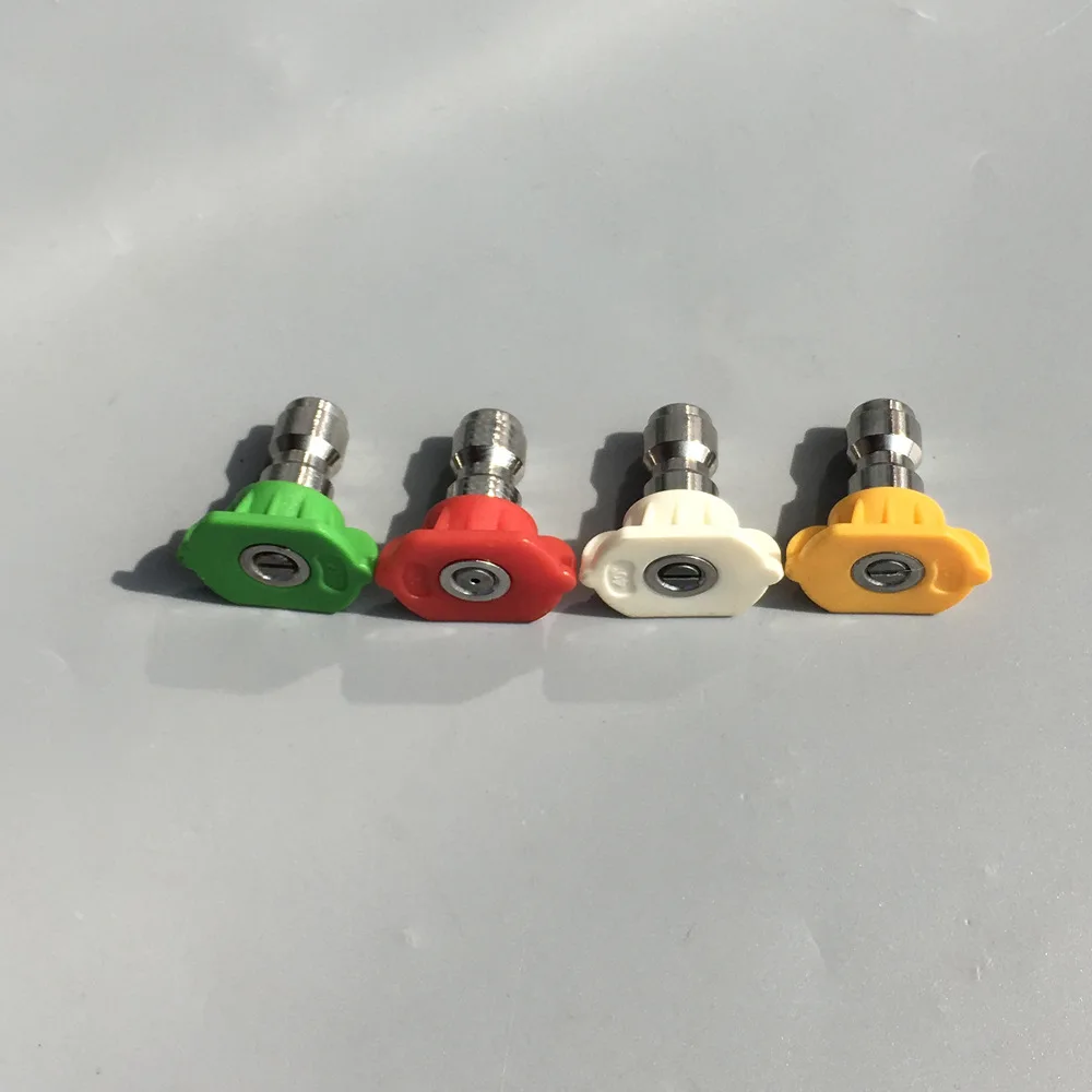 5pcs 1/4 ''quick Нержавеющая сталь антикоррозионные под разными углами сопло