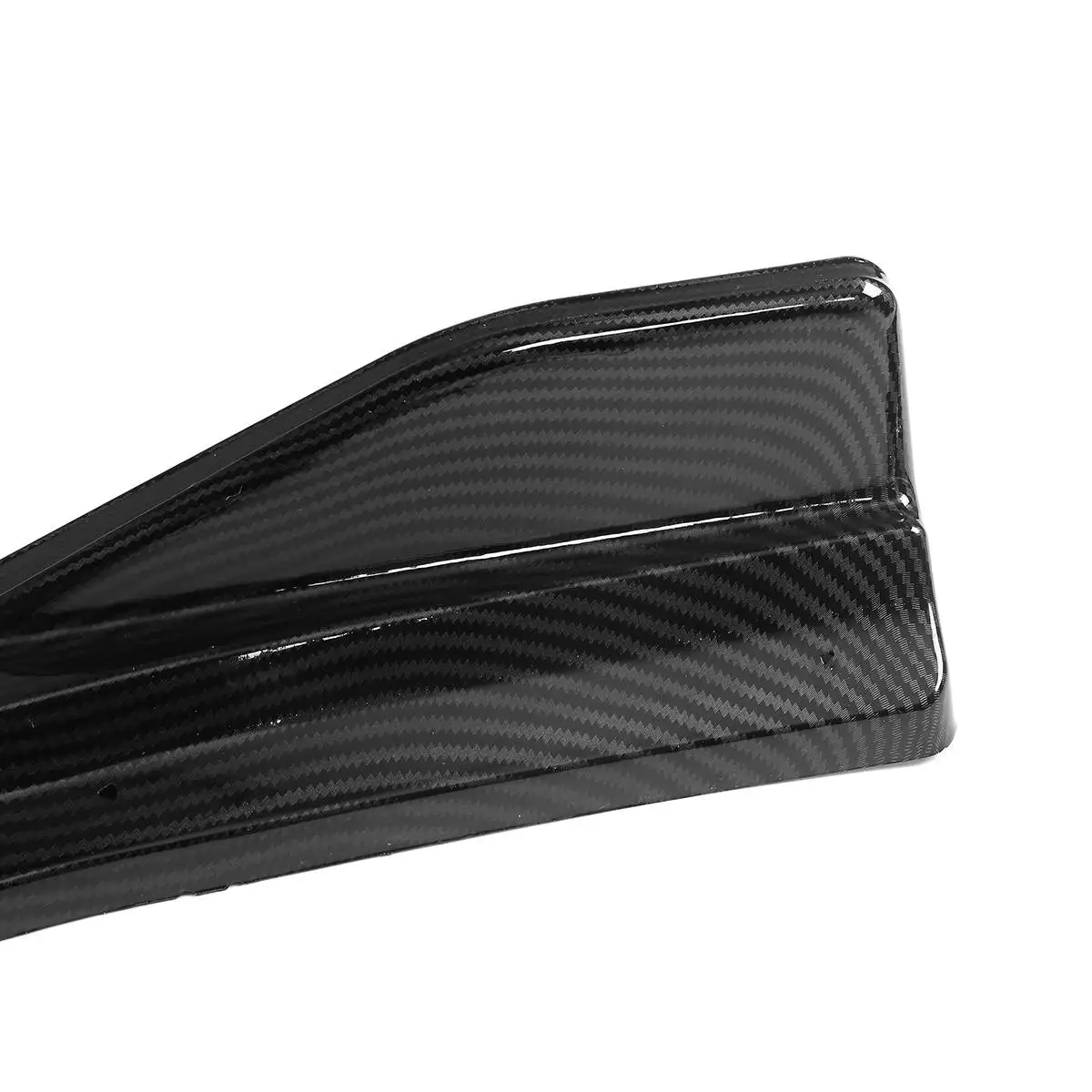 

Carbon Fiber Look/Black 3 Piece Car Front Bumper Splitter Lip Spoiler Diffuser Guard Protector Cover For Mazda 3 Axela 2019-2020