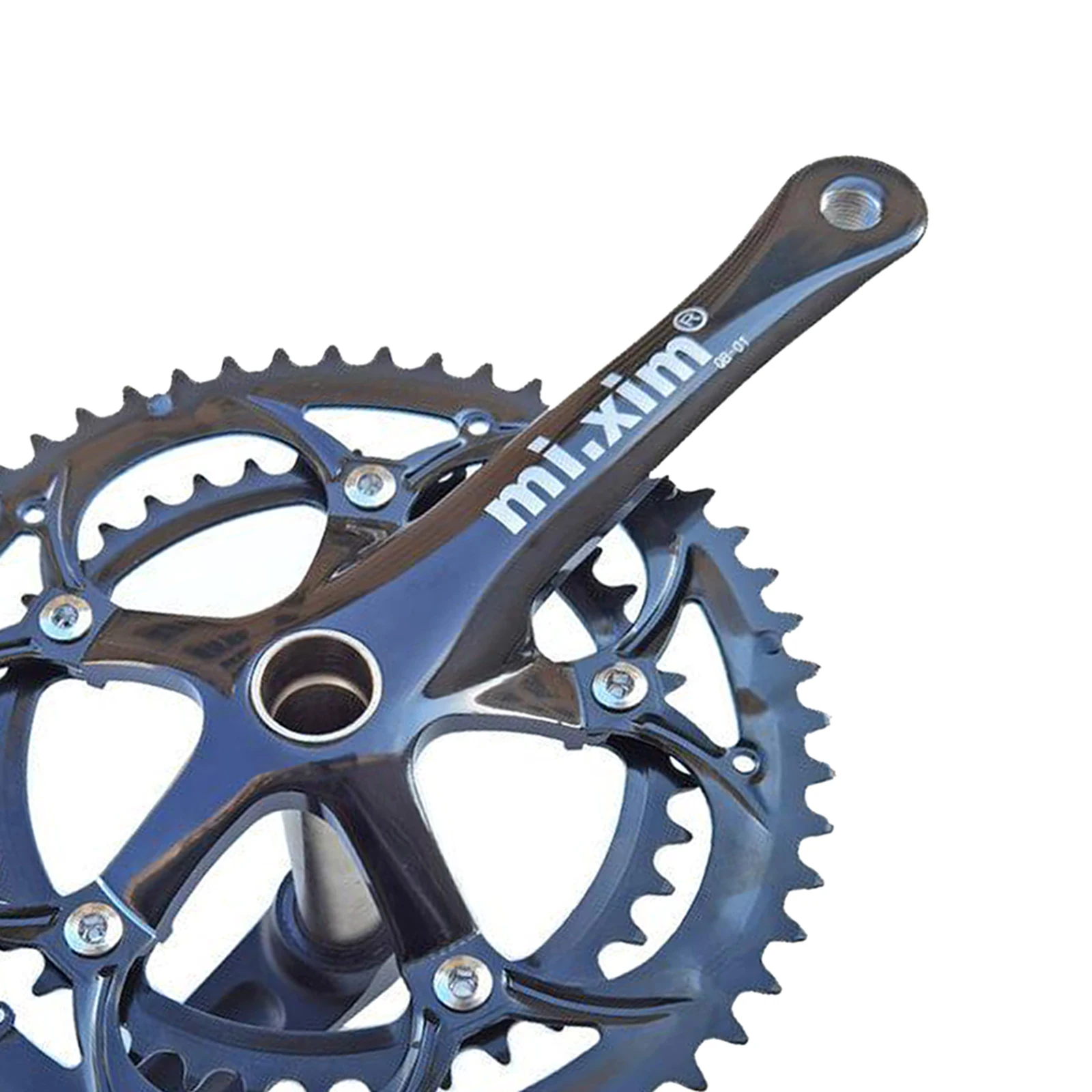 

Lightweight Bike Crank Set MTB Alloy 130BCD Chainring 170mm Crankarm Parts