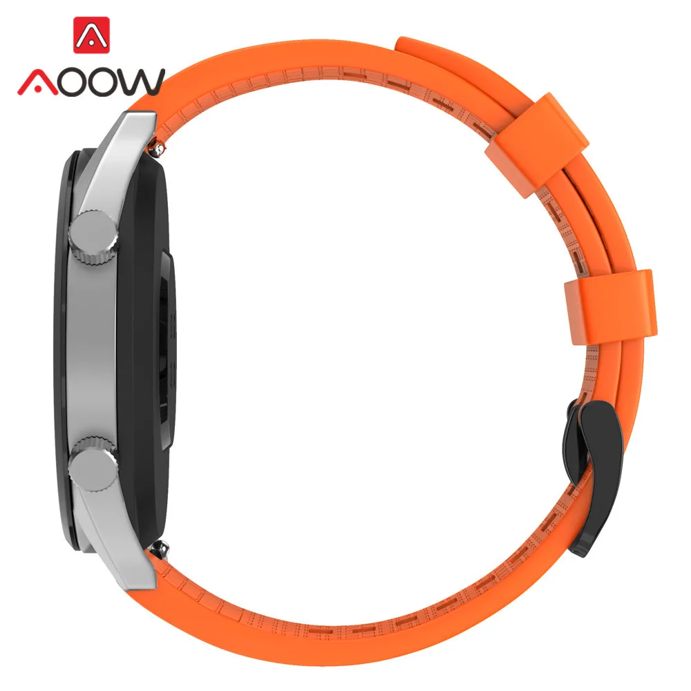 22 мм спортивный силиконовый ремешок для часов huawei Honor Magic Watch GT активный Ремешок Браслет для samsung Galaxy Watch 46 мм Шестерня S3