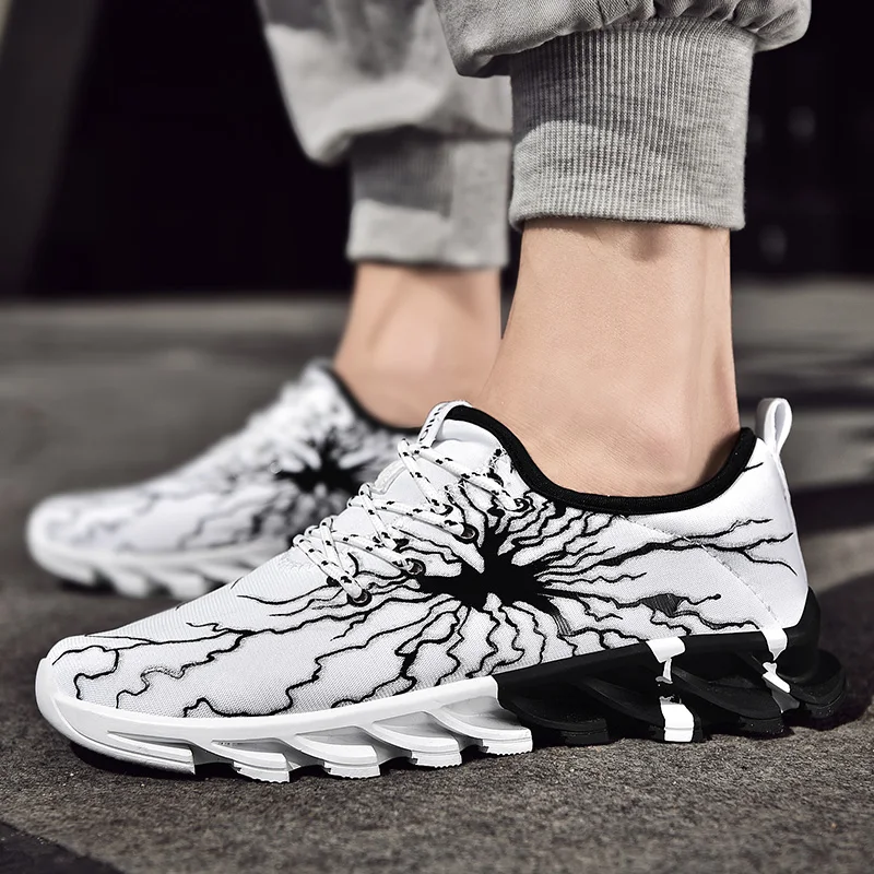

Men Women Sneakers Flatform Walking Shoes Mixed Color Casual Jogging Shoes Non-Slip Sneakers Size 36-46