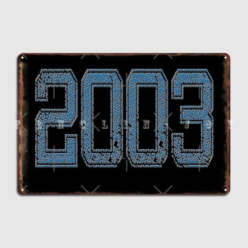 

Металлический знак 2003, кинотеатр, украшение для кухни, украшение гаража, кухонный жестяной знак, плакат