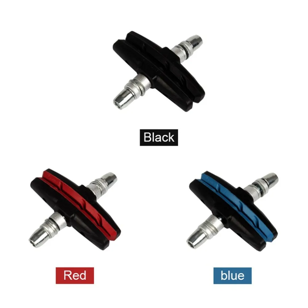 

Free Shipping 1pair Mountain Bike V-Brake Pads Blocks Cycling Road Bicycle MTB Silent Durable v Brake Rubber Shoes Bicycle Parts