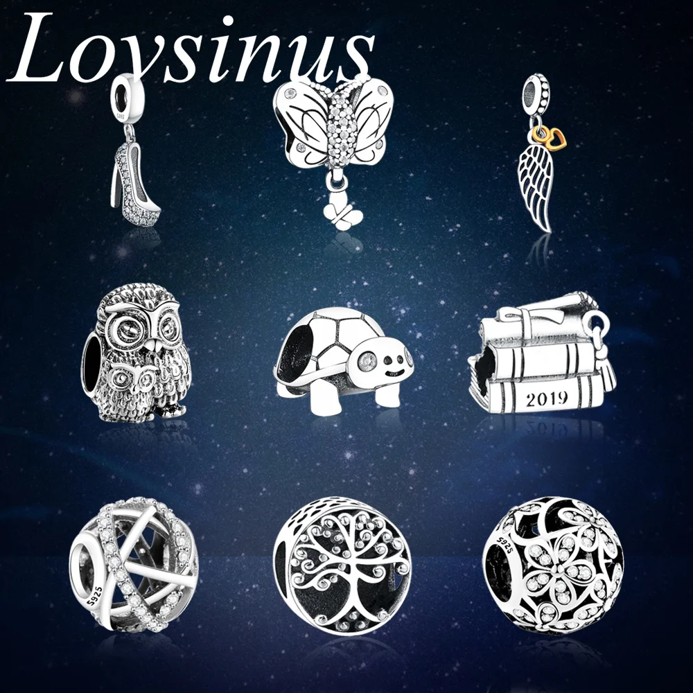 Оригинальный Европейский браслет с подвесками украшения из бусин в виде совы