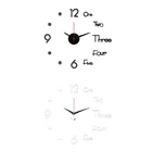 Современные настенные часы 3D сделай сам, акриловые зеркальные наклейки, спальня, домашняя кварцевая игла