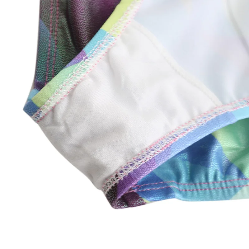 

Toddler Girls Ballet Leotards Sparkle Patchwork Sleeveless Athletic Gymnastics Costumes Bodysuit