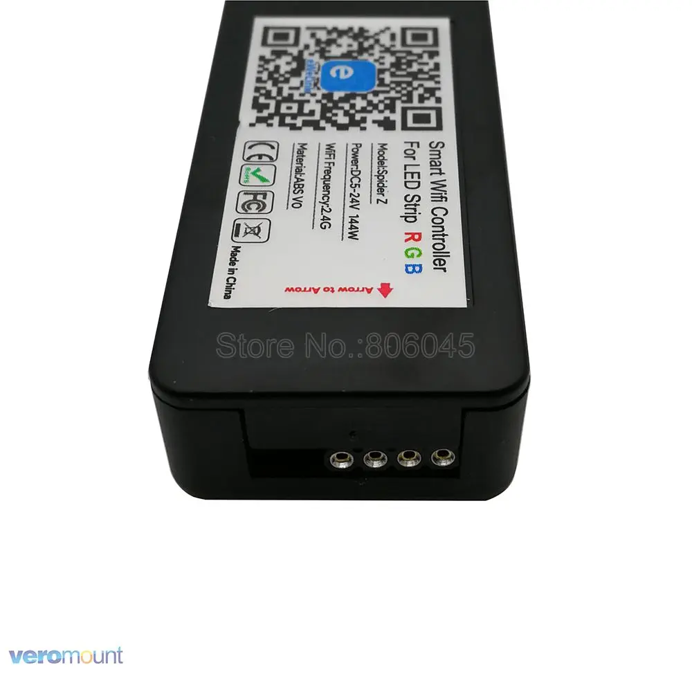 Контроллер для светодиодных лент Spider Z Smart инфракрасный пульт управления 24