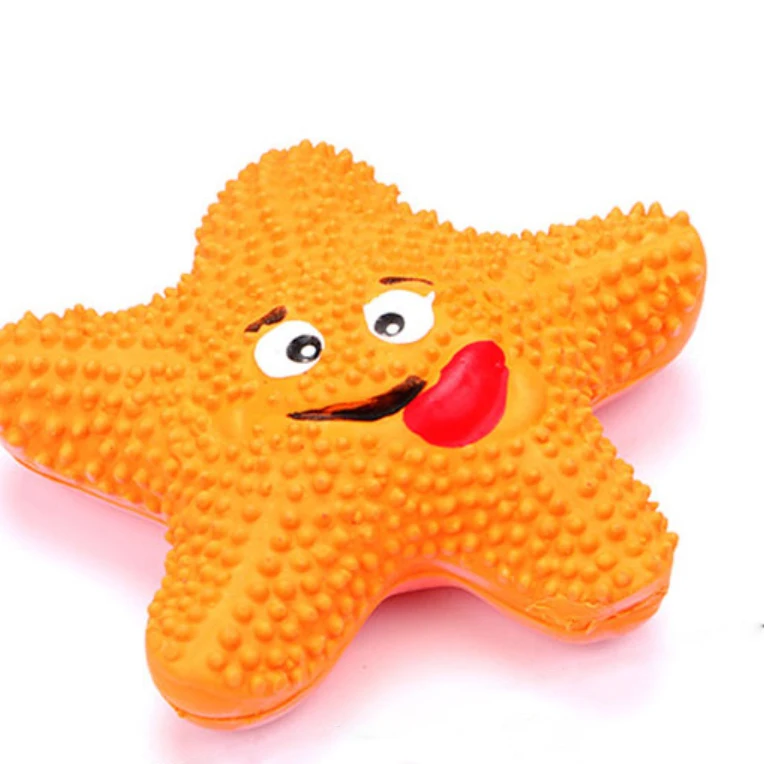 Собака игрушки Жвачки Экстра жесткий резиновый мяч Забавный интерактивный Краб