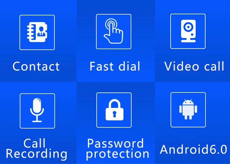 3g 4g sim card android smart fixed phone touch screen video call telephone with wifi recording for home business landline phones free global shipping