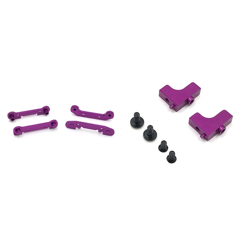 

Front & Rear Swing Arm Reinforcement Kit with Metal Shaft Sleeve A & for Wltoys 144001 124019 Servo Mount Fixed Seat