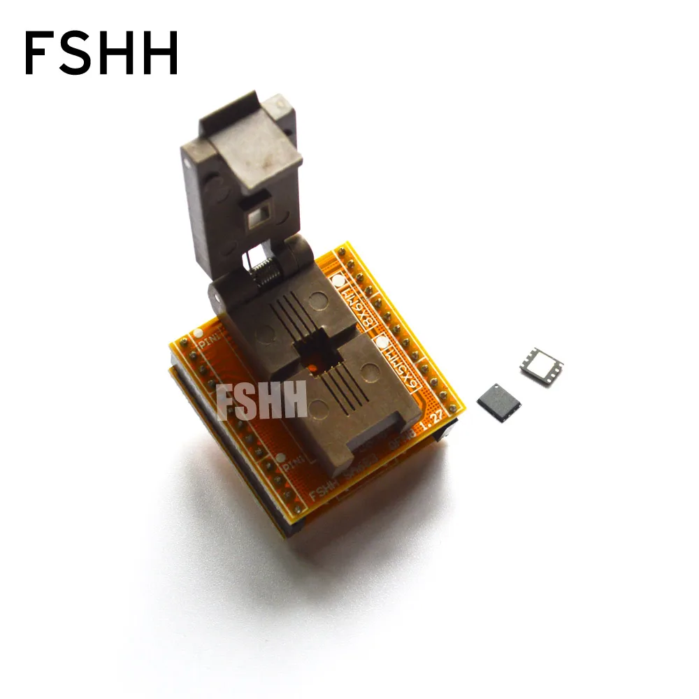 Адаптер для программатора Wellon адаптер WSON8/QFN8/DFN85x6 тестовая розетка IC|adapter scart|adapter