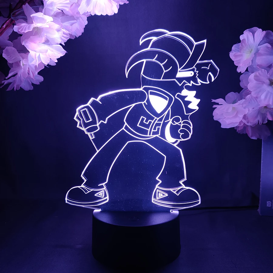 Игра fnf Tabi фигурка со светодиодным датчиком детская Рождественская Подарочная