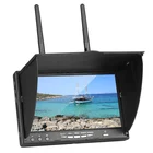 Высококачественный FPV LCD5802S 5802 40CH Raceband 5,8G 7-дюймовый приемник разнесенных сигналов монитор 800*480 со встроенной батареей для квадрокоптера