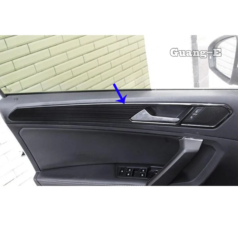 Для Volkswagen VW TiguanL Tiguan L MK2 2016 2017 2018 2019 2020 автомобиль палку обшивки двери внутренней